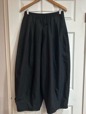 Collusion Black Oversized Barrel Pants Pull On Small